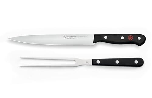WÜSTHOF WÜSTHOF Gourmet 2-Piece Carving Set (8" Knife + 6" Fork)