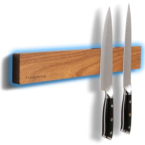 Gourmetop Gourmetop 16" Acacia Magnetic Knife Holder